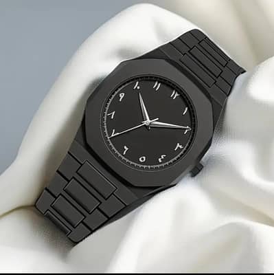 Black Aura Arabic Watch. with original box. . w. app. 03002504286