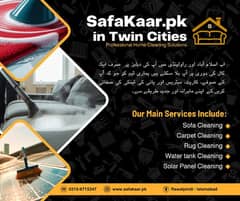 Sofa, carpet, mattress, water tank and Solar panel Cleaning