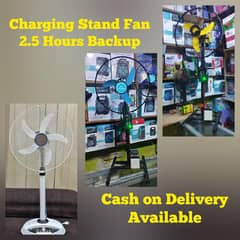 12 Volt DC Charging And Without Charging Fan Stand Fan