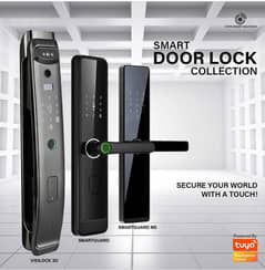 Airbnb Tuya Smart wifi Fingerprint Face Handle Electric door lock Home