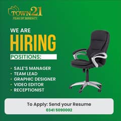 We Are Hiring