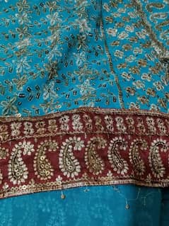 stitched full heavy saree