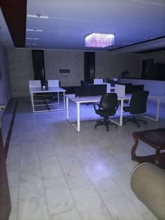 Cluster tables for IT offices - 4 seats each (3 tables and 8 chairs)