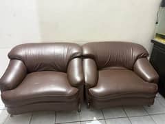 7 Seater Leather Sofa Set