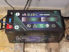 DONGJIN 24V Lithium Battery LiFePO4 100Ah For RV Solar Off-grid