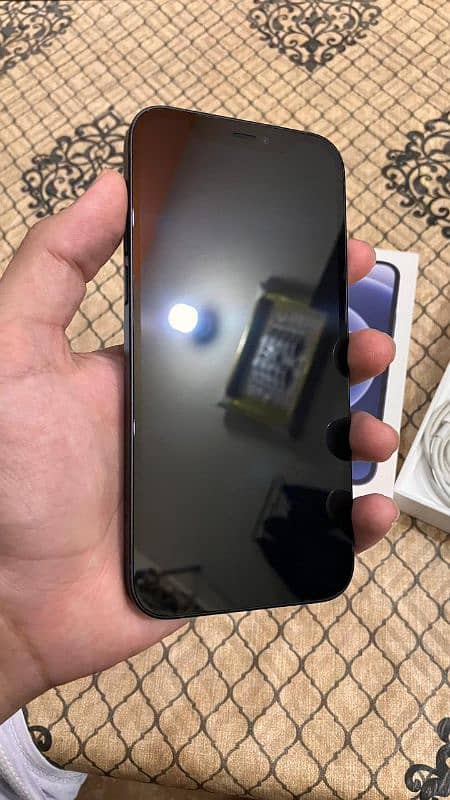 iphon 12 10 by 10 condition black colour jv non pta e sim non active87 0