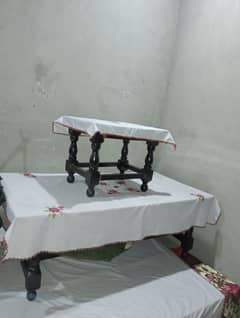 1 bara table or 2 choty table or 1 showcase