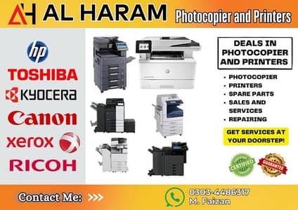 Deals Service Photocopy machine and printer repairing.
