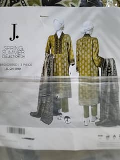J. Embroidered Lawn - Unstitched