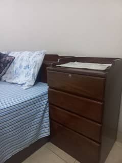 king size bed in pure wood available for sale