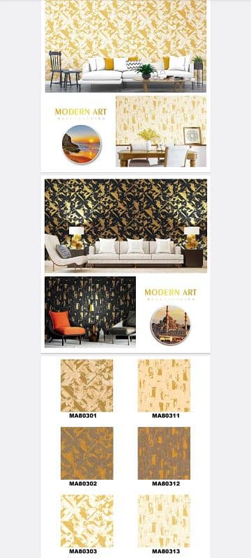 Window blinds, PVC Panels,Wallpapers Available 18