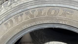 Used Dunlop tyres x4 (265/60R18 110H AT25) y20