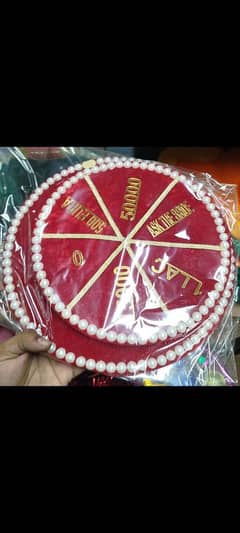 customised wedding wheel for dudh plai available