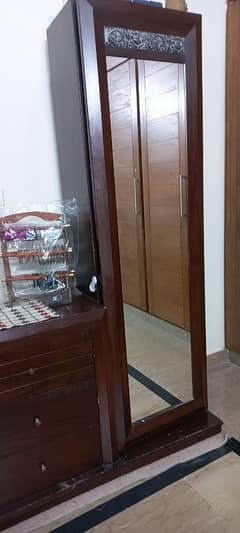 solid wood bed
