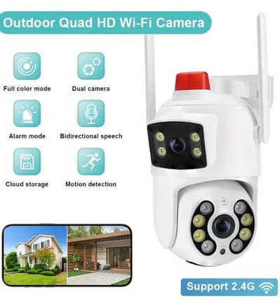 Smart Wifi Dome Dual camera | Night vision | Optic Alarm