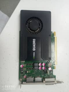 NVIDIA Quadro K2000 or K2200 series professional graphics card