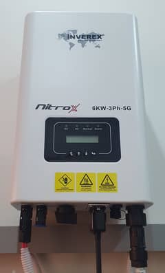 Nitrox 6-KW Ongrid Inverter only 8 month used under 10 years warranty