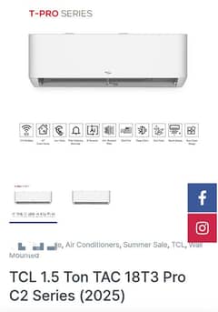 Brand New TCL Air conditioner Faisalabad