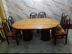 6 dining chairs good condition