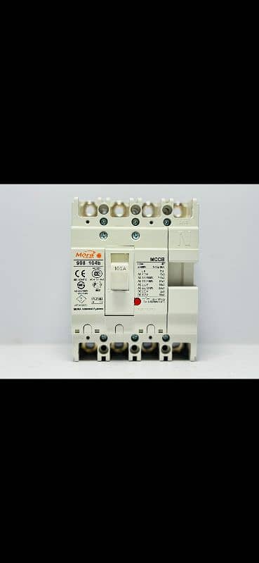 MORA BULGARIA MCCB 4 POLE BREAKER 100 AMP 0