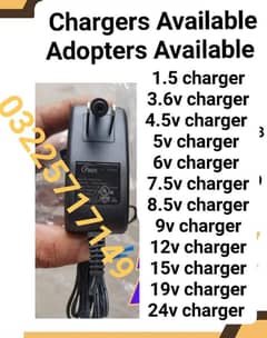 Mobile Charger Adopter 3.7v 4.5v 5v 6v 9v 12v 15v 24v Mobile Power