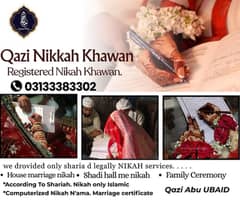 Nikah Khawan | Nikah | Divorce Certificate | Nikah Registrar