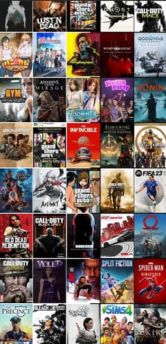 Gta V , tekken 8, rdr2 Any game