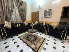 6 Seater Sofa Set with Table