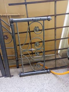 used single bed iron set