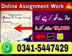 Part Time Full Time Job / Data Entry Job / Typing job / Assignment Job