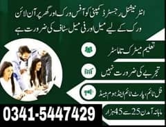 Assignment Job / Part Time Full Time Job / Job for male and female