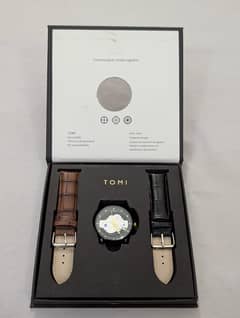 TOMI Men’s Watch Set – Stylish Design with Extra Straps