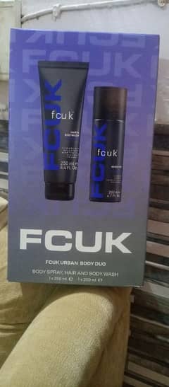 FCUK Urban Body DUO. Body Spray, Hair & Body Wash.