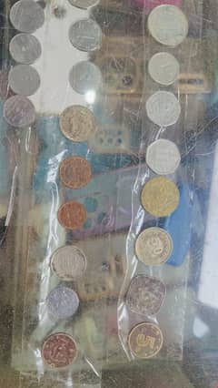 Old Coins Of Different Countries
