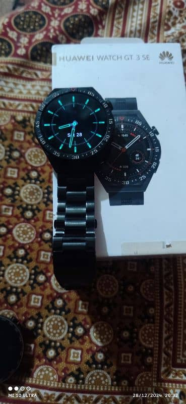 Hi guys iam seal my smart watch Huawei gt3 se 46mm new condition 7