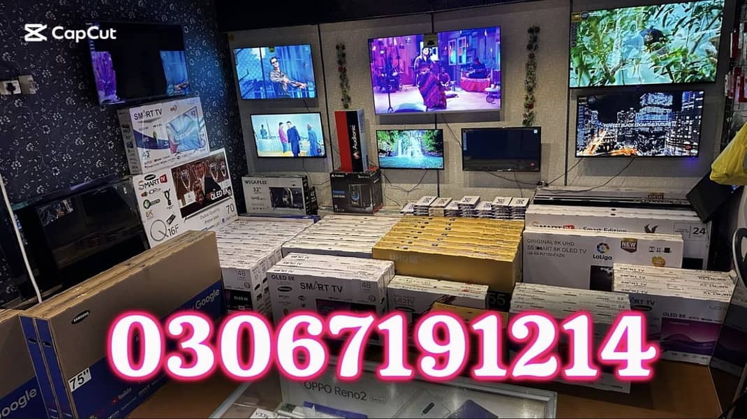 LED 70” Au8000 imported samsung Crystal Quality 4k All sizes available 0