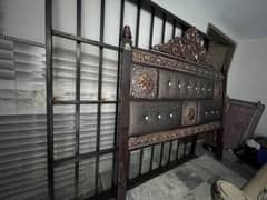Bed metal foldable