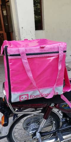 15 day used food panda bag