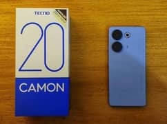 Tecno Camon 20 with full box. 8/256