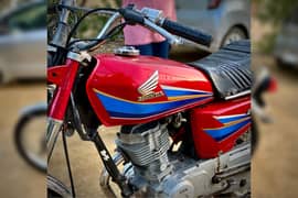 HONDA CG 125 2008 Karachi no Total Genuine Seald Engine
