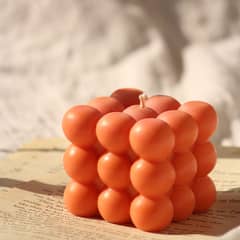 Bubble scented candles