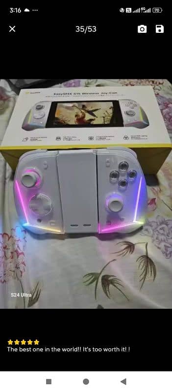 easymax15 joycons RBG Light smooth easy control work. 0
