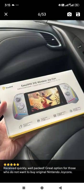 easymax15 joycons RBG Light smooth easy control work. 8