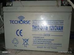 Techorse battery with charger