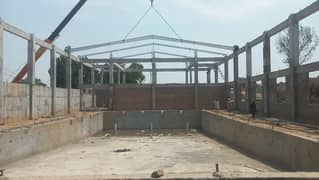 Hotel & Cafe Steel Marquee | Warehouse shed |Rolling shade | Pole shed
