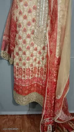 full embroidered organza 3pc suit