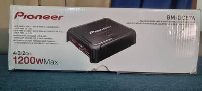 Pioneer class D 4 channel amplifier New