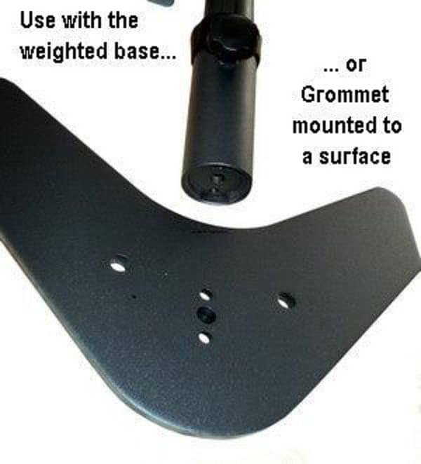 DK1ST LCD Desk Stand Adjustable Height. Use on Base or bolt-on table. 8