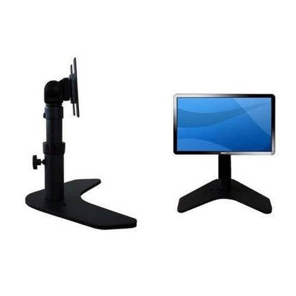DK1ST LCD Desk Stand Adjustable Height. Use on Base or bolt-on table. 10