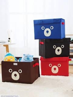 Cute Teddy Bear Storage Box 1 Piece
